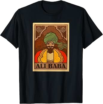 Amazon.com: Ali Baba Arabian T Shirt T-Shirt : Clothing, Shoes \u0026 Jewelry