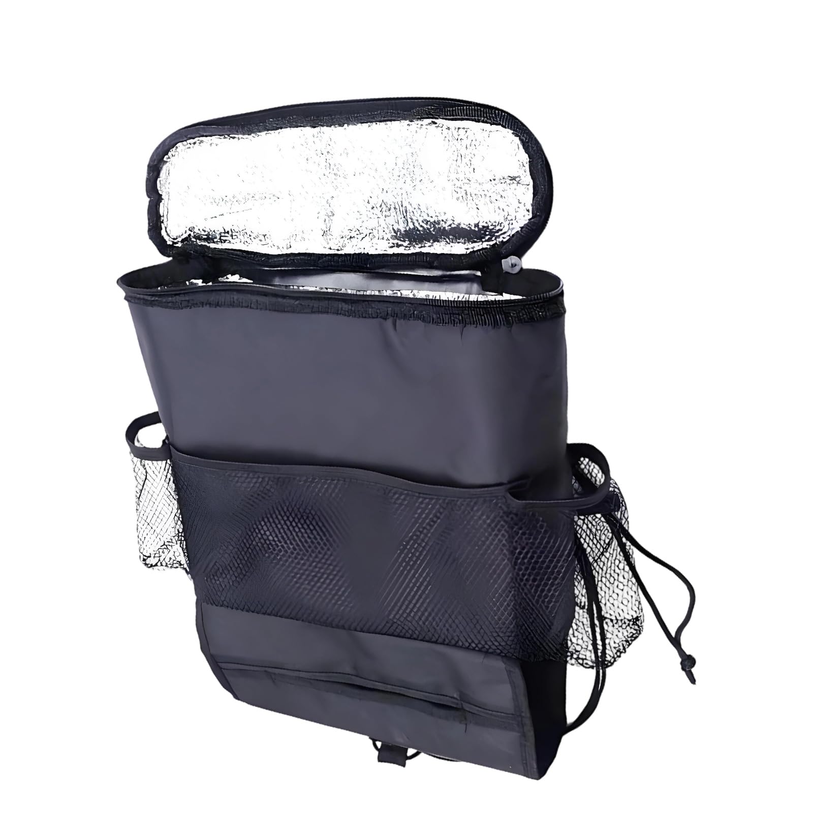 CRFFZ Car Organizers Storage Bag with Insulated Compartments for Food and Drinks Perfect for Road Trips and Outdoor Adventures Ride Companion Thermal Vehicle Bag