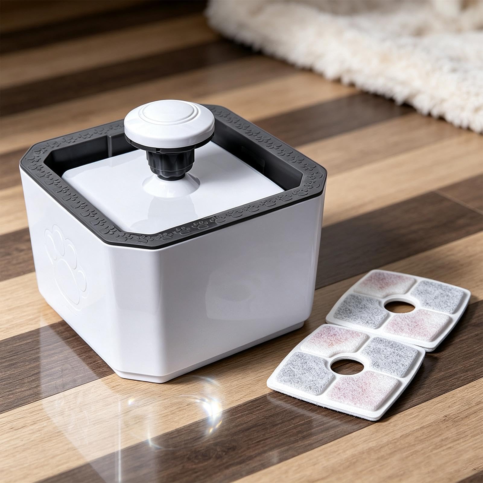 Staccabile alimentato USB astuto automatico della fontana 2.5L del gatto