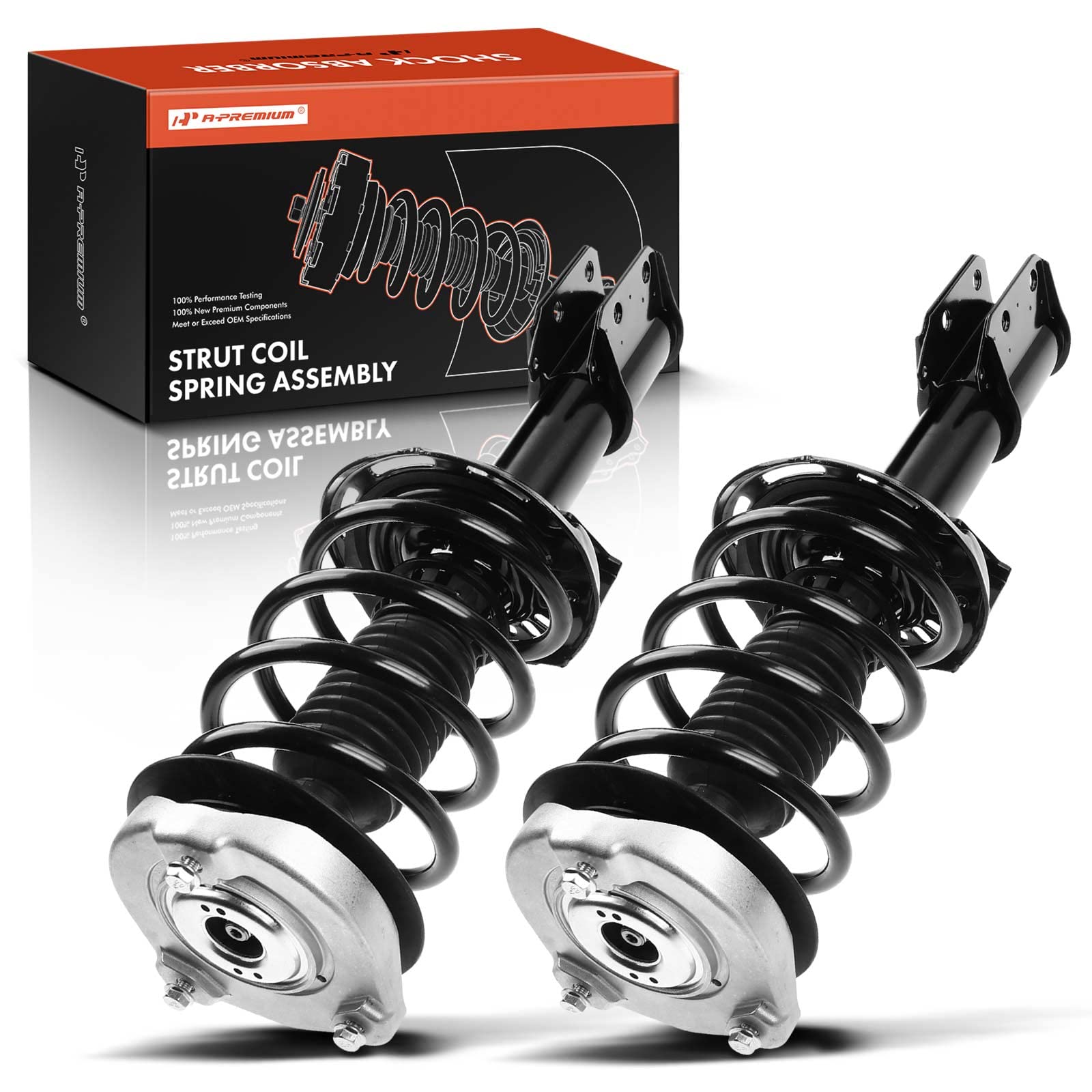 Amazon.com: A-Premium Front Pair (2) Complete Strut & Coil