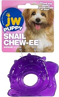 JW Pet Snail Teether Puppy Dog Chew Toy