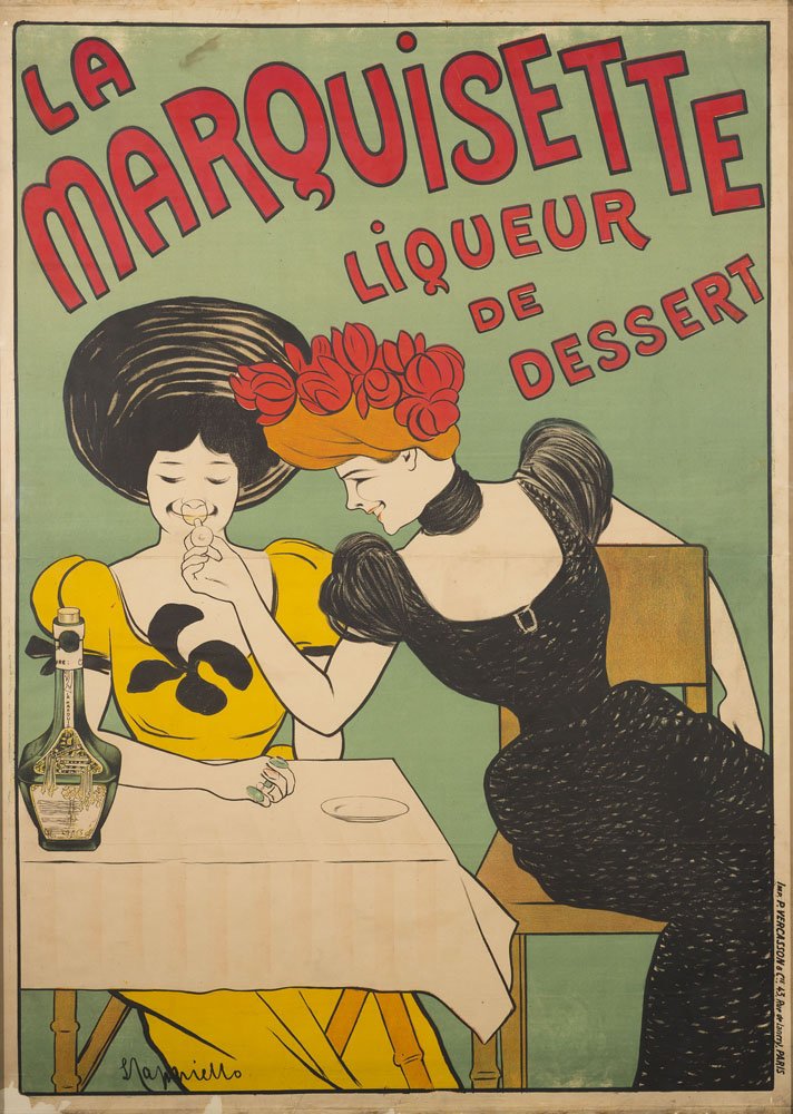 Affiche Cappiello la Marquisette grand format A1 pour sublimer la décoration de votre salon