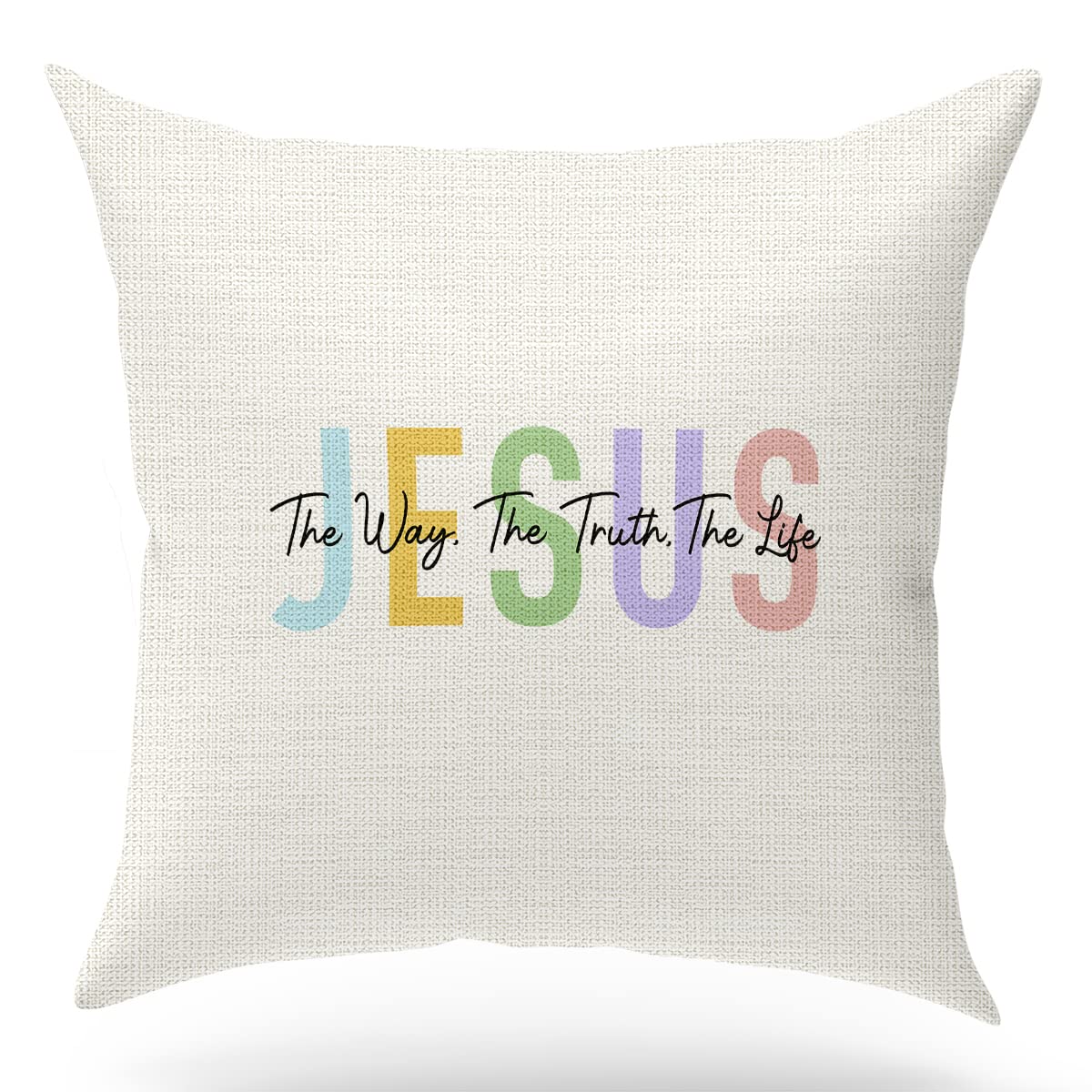 Kongmotree Bible Verse Throw Pillow Cover Blessing Gift Scripture