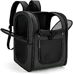 Apollo Walker Pet Sac à dos de transporteur pour 4-15lb Chats et chiens, chiots, caractéristiques de sécurité et soutien au dos de coussin