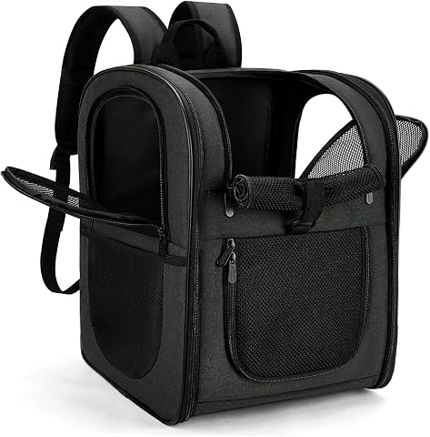 Apollo Walker Dog & Cat Carrier Backpack for Pets up to 18 lbs - Ventilated, Safe, and Comfortable for Hiking and Travel