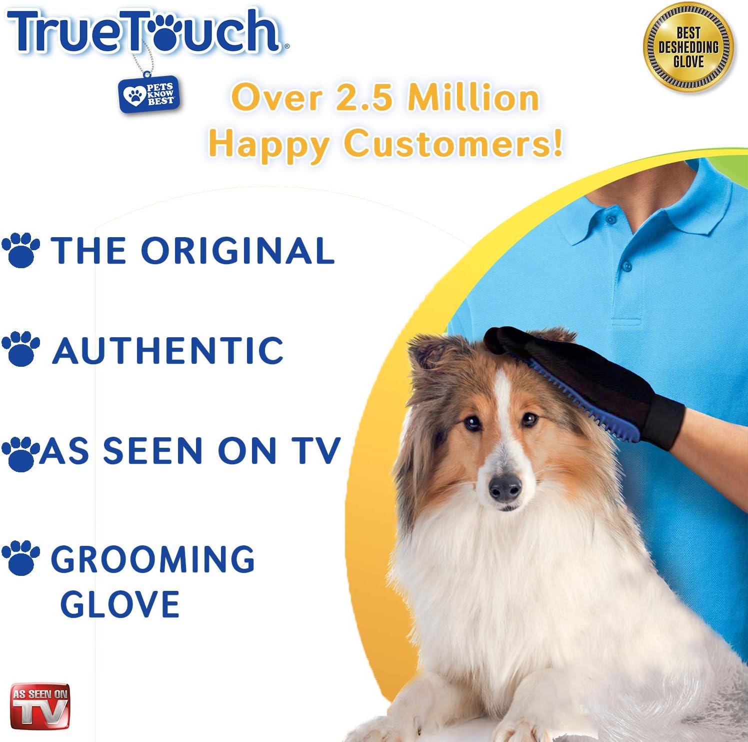 true touch deshedding glove