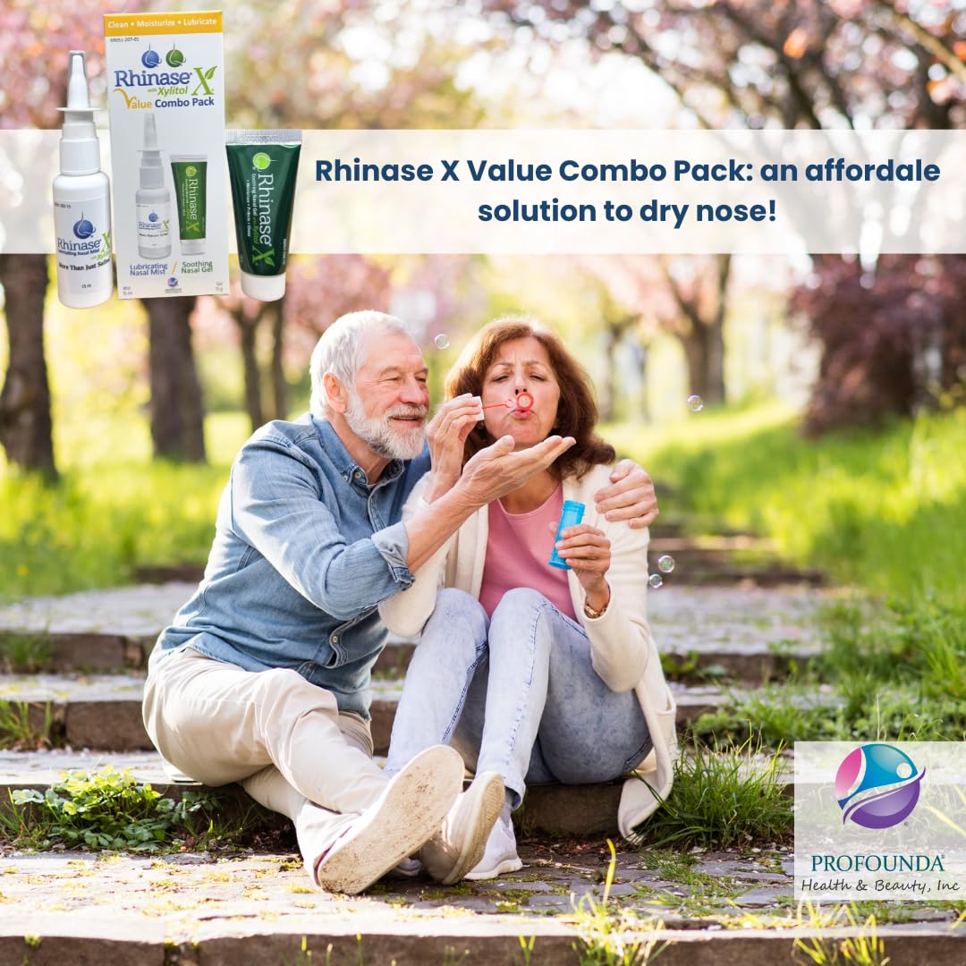 Rhinase X Value Combo Pack (15 ml Lubricating Nasal Mist & 15 ml Soothing Nasal Gel) for Dry Nose, nosebleeds — Amazon image 4