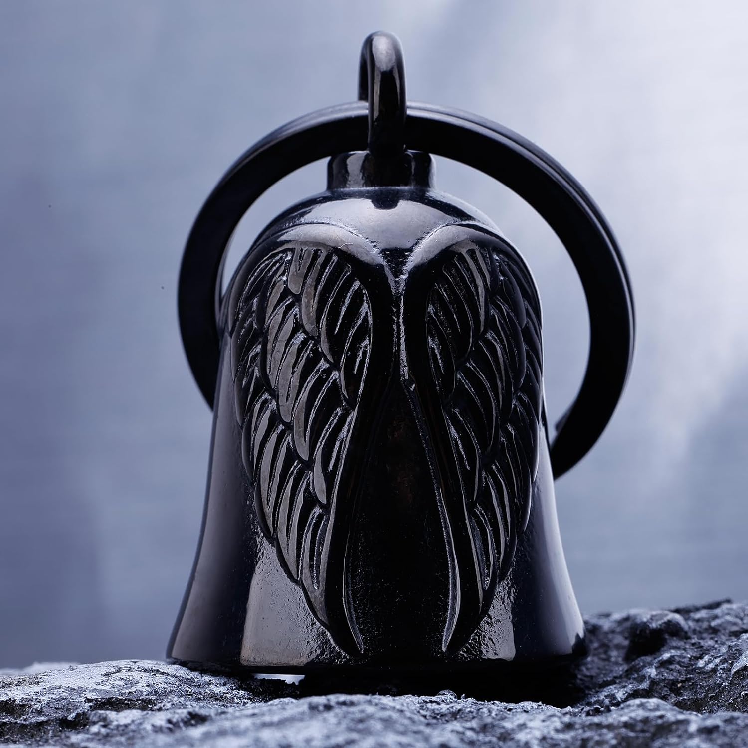 Motorcycle Wing Bell - Motorcycle Wing Bell Hanger,Biker Bells Protect The Rider Motorcycle Accessories - Image 6