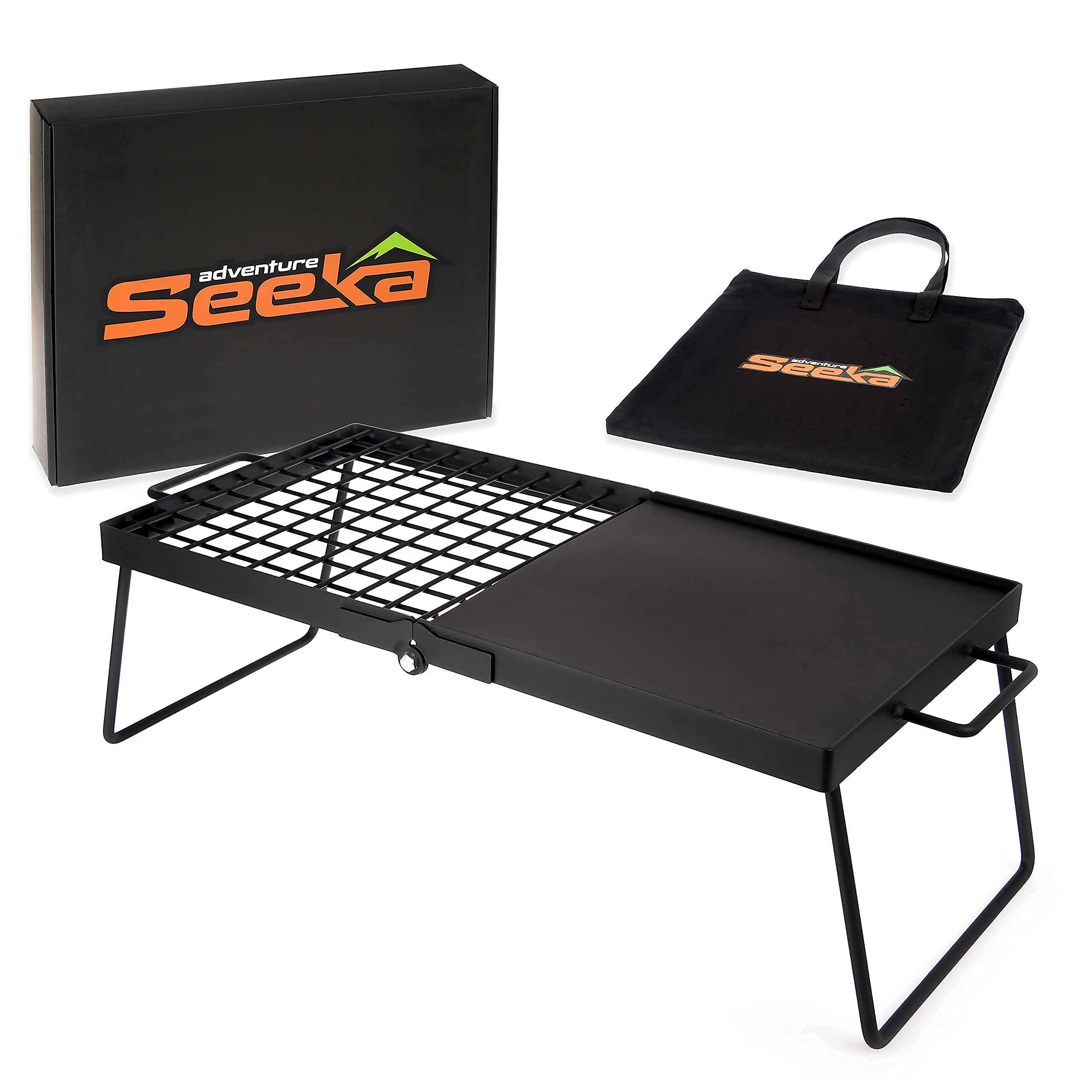 Buy Adventure Seeka Heavy Duty 24" Folding Campfire Grill , Camp Fire
