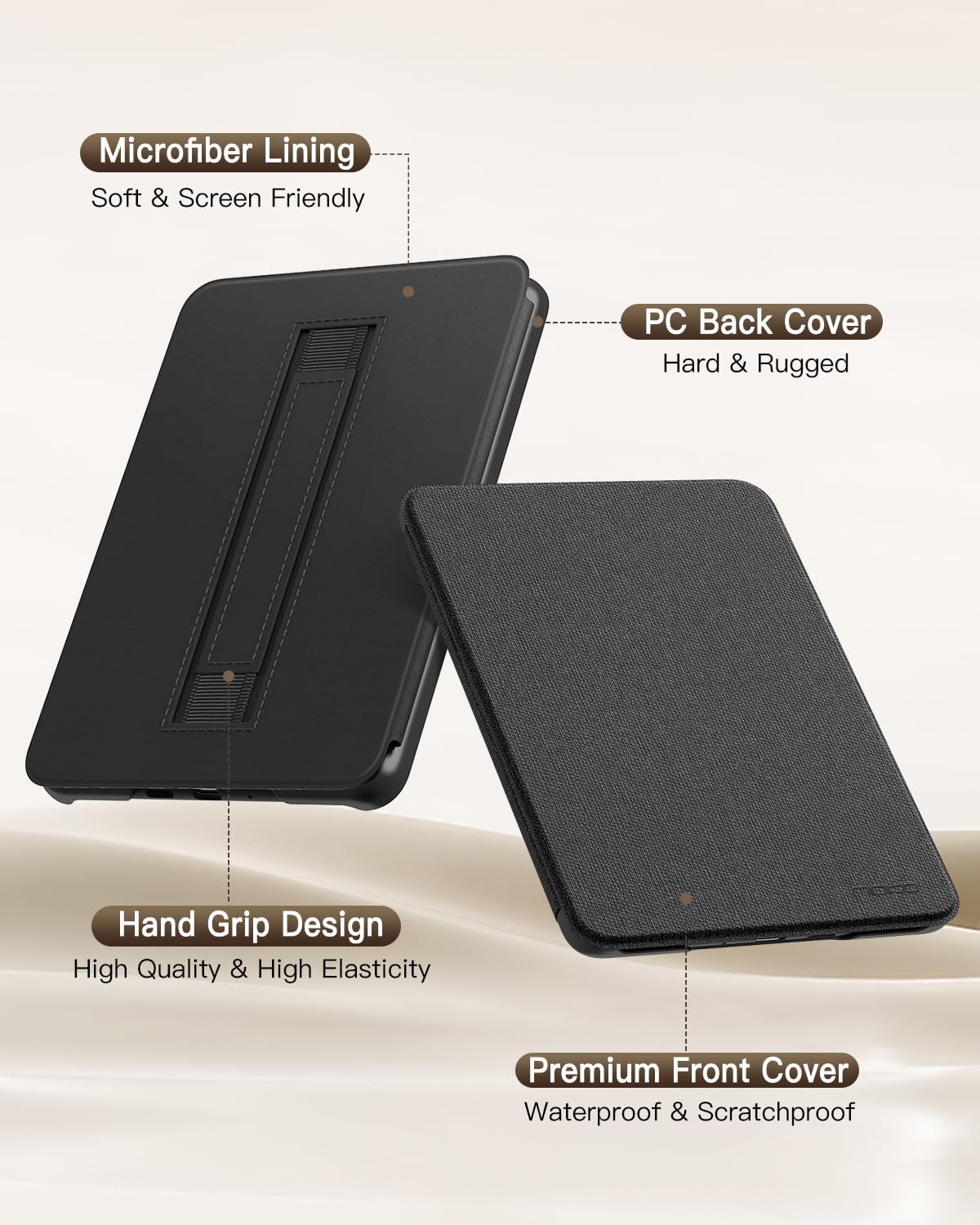 MoKo Case for 6" Kindle (11th Generation-2024/2022 Release), Denim Black image 5