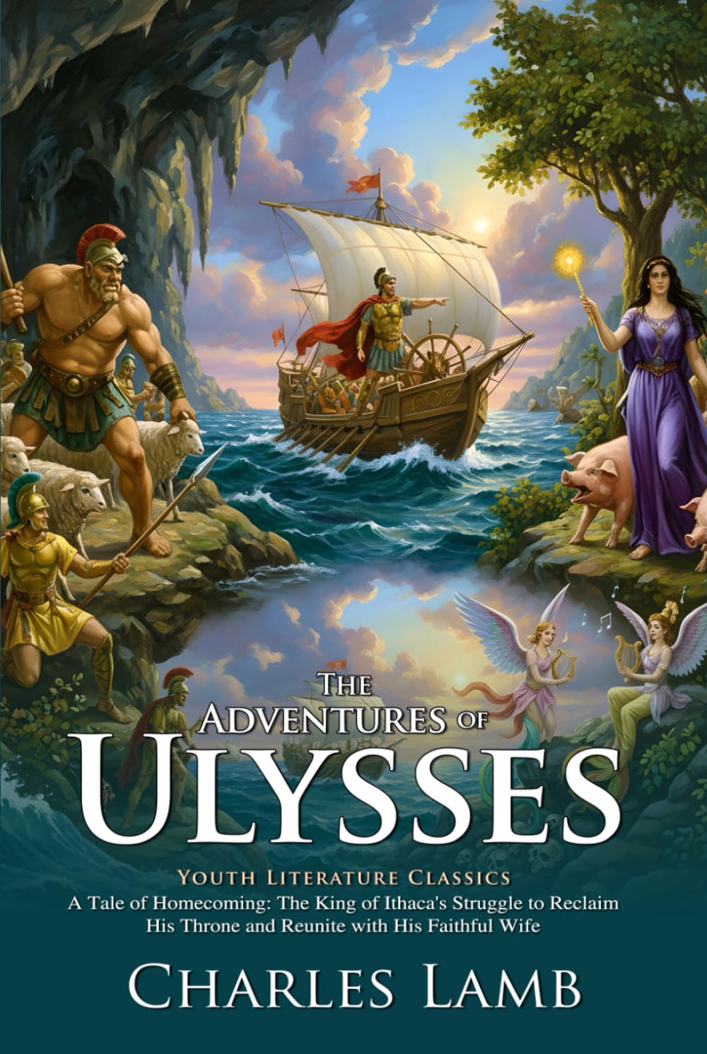 The Adventures of Ulysses: Epic Greek Journey Retold for All Ages: A perfect introduction to heroic myths – Illustrated Edition with Author Biography