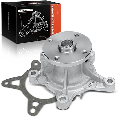 A-Premium Bomba de agua del motor con junta [compatible con DOHC, 4 cilindros 1.6L] Compatible con Hyundai Accent 12-18, Elantra, Kona, Sonata,