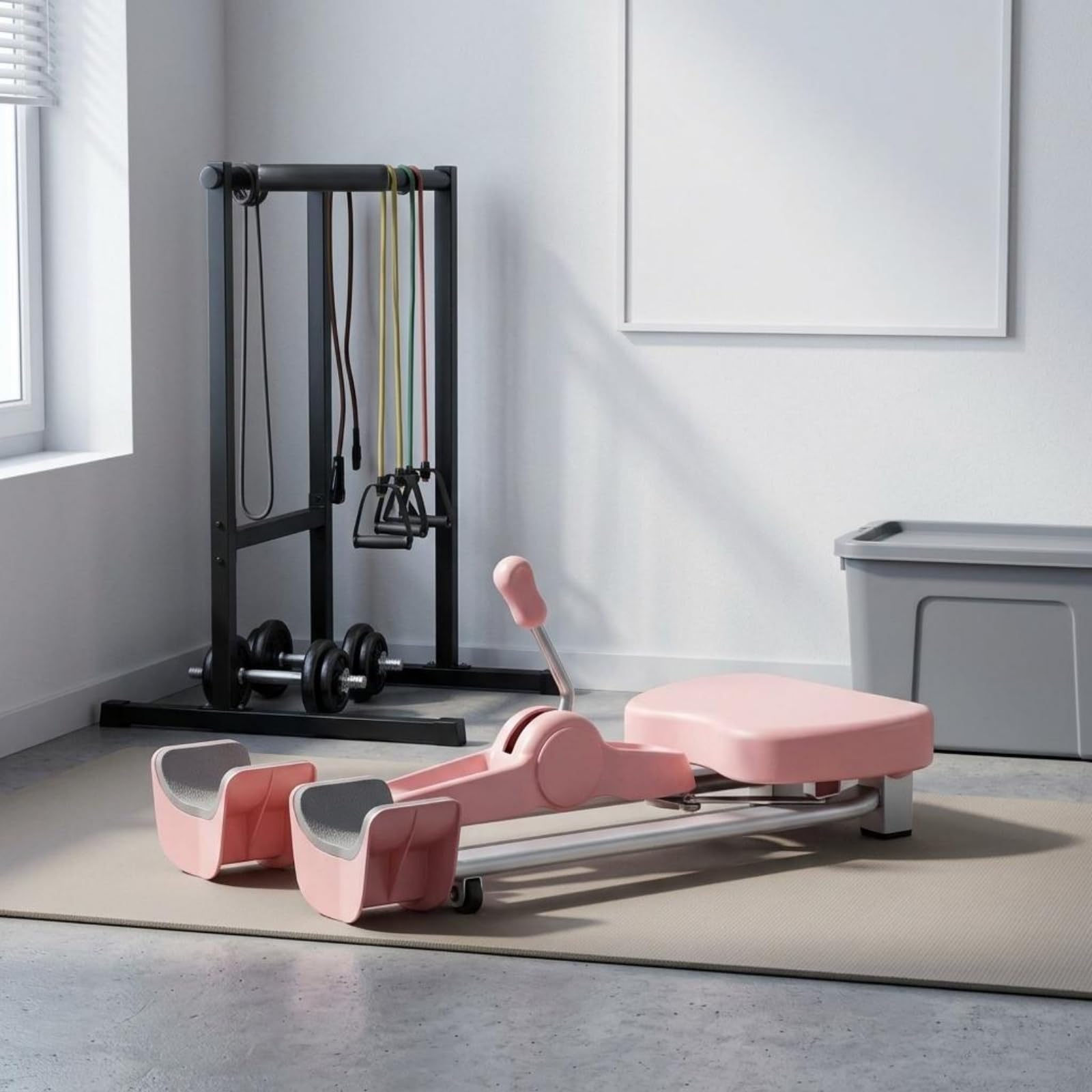 Ayuda para Entrenamiento de Flexibilidad Máquina de Estiramiento Dividido Aparato de Piernas Equipo de Cadera con Asiento Acolchado Apoyos para Pies y