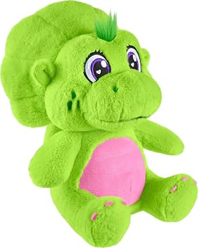 Barneys World Toddler Toys, Baby Bop Plush, 12-inch Figure with Soft & Cuddly Texture for Pretend Play, Kids Ages 2+ Years