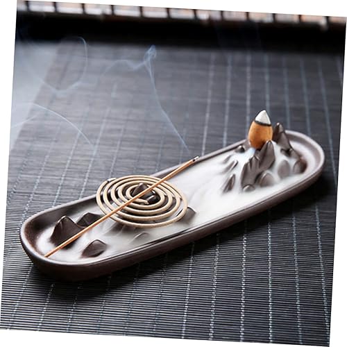 Miniatura 6 de Quemador de incienso de reflujo, 1 unidad, quemador de incienso, palitos de incienso, cascada, decoración del hogar, decoración japandí, soporte