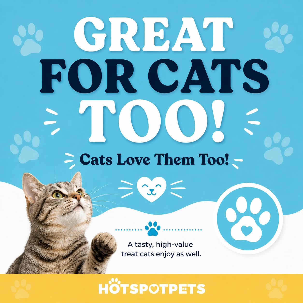 hotspot pets Corazones de pollo liofilizados para perros y gatos, bolsa grande de 450 g, fabricado en Estados Unidos, un solo ingrediente, totalmente natural, sin granos, bolsa resellable, perfecta