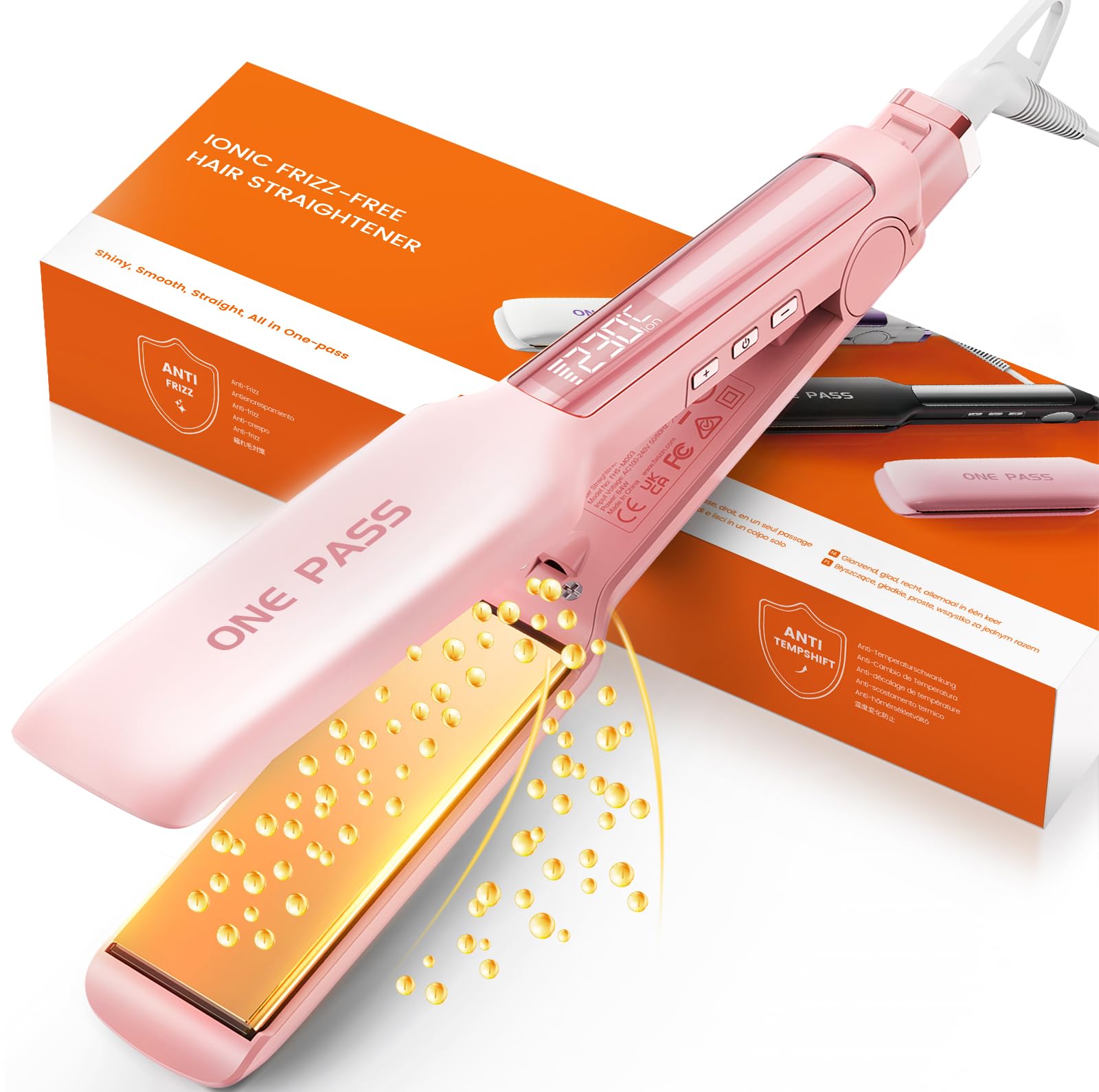 Faszin Plancha Rosada: Alisado Rápido y Brillo Duradero