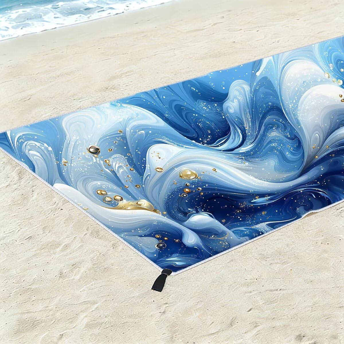 Telo Mare Microfibra, Telo Mare Grande 100x200cm 2 Pezzi, Asciugamano Palestra Donna Asciugatura Rapida, Antisabbia Asciugamano Microfibra, Leggero Asciugamani Palestra per Regalo (nordico) -4326