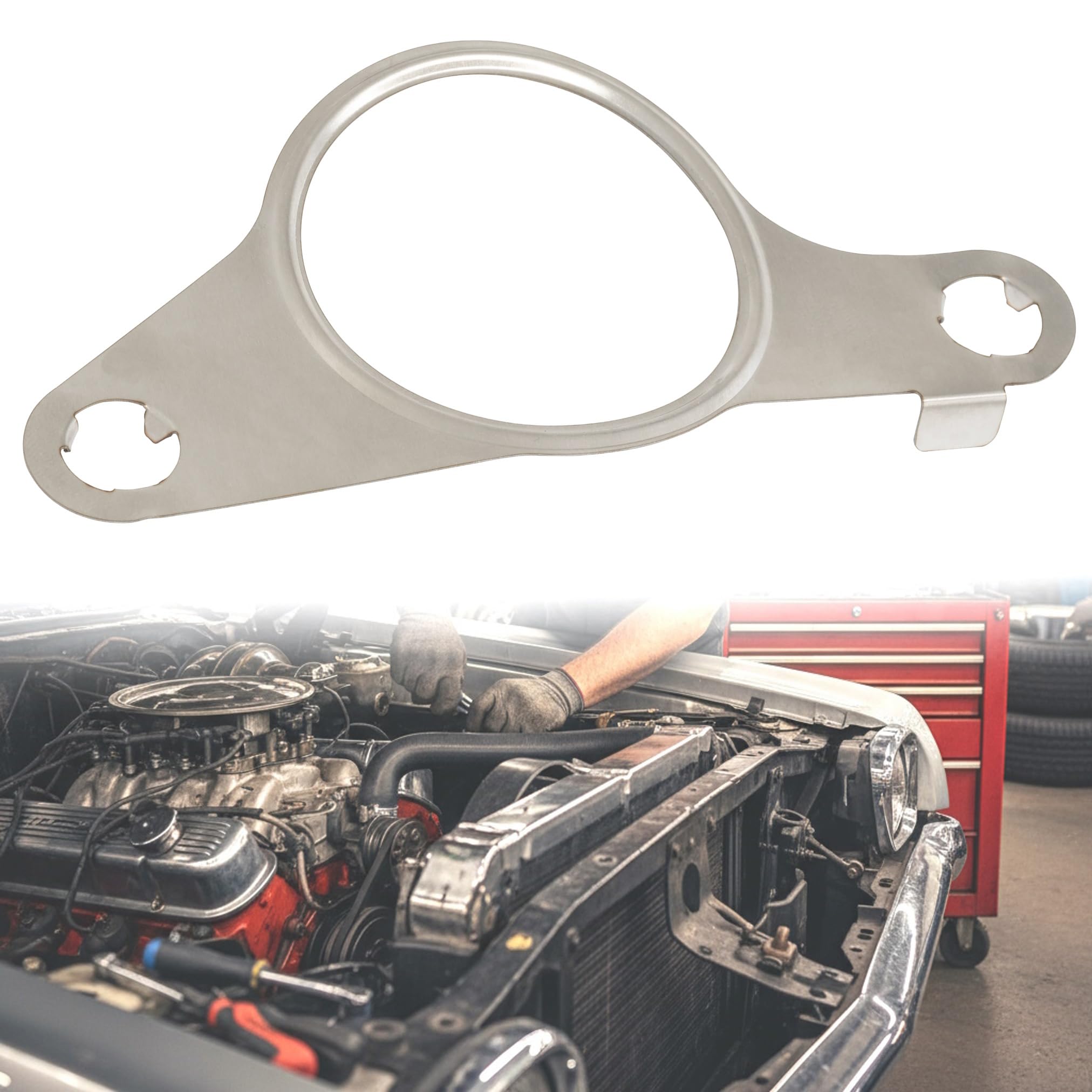 AERZETIX | Joint d'étanchéité Ø45 mm pour vanne EGR | côté de montage: refroidisseur | compatible avec numéro OEM 242604881R, 95518011, 1471900Q0T, 6000616790, 4423193