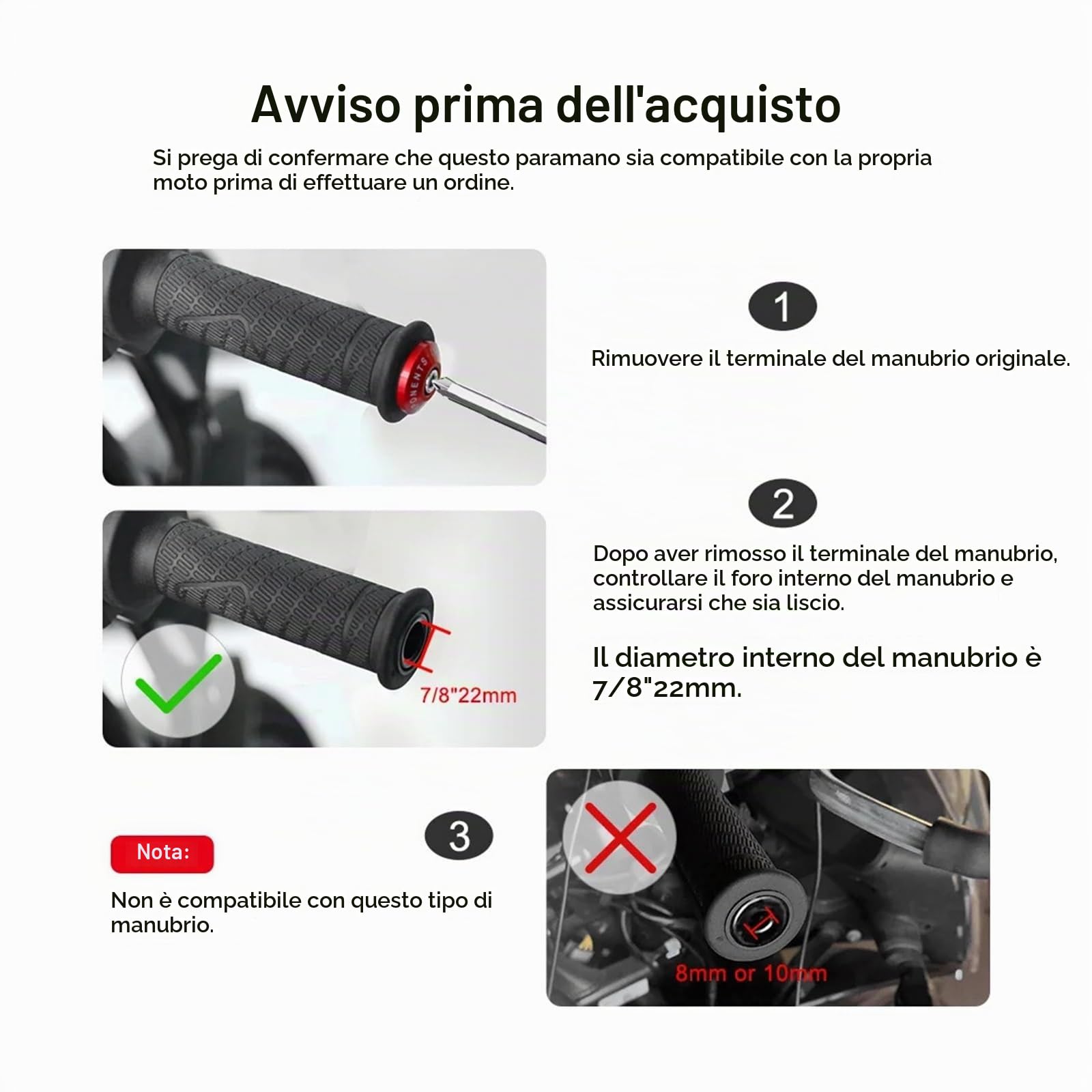 Per Kaw&asaki Z500 Nin&ja 500 Ninja500 Z 500 SE 2024 2025 Accessori Per Moto Manubrio Freno Frizione Leva Paramani Protettore Manubrio Protezione Paramani