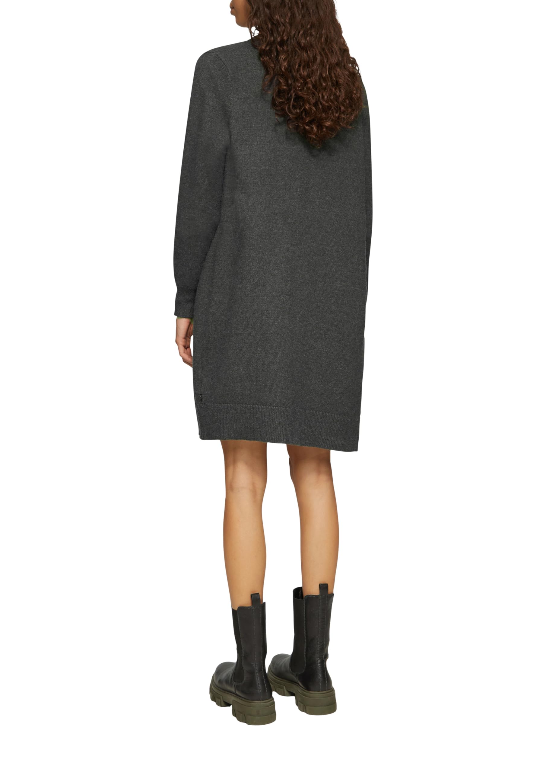 QS Lange Strickjacke aus Viskosemix