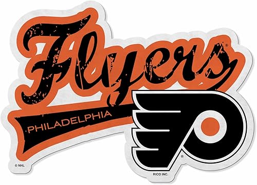 Miniatura 42 de NHL Rico Industries - Banderín de corte en forma de banderín, decoración del hogar y sala de estar, fieltro suave EZ para colgar