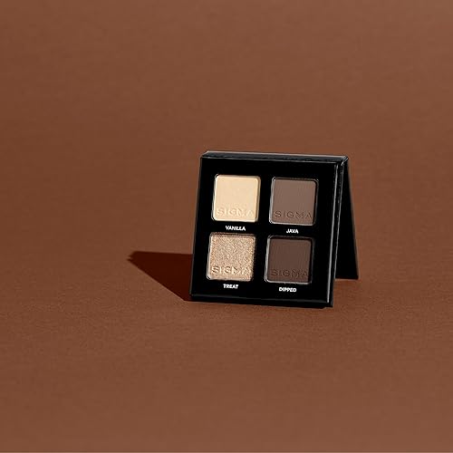 Miniatura 7 de Sigma Beauty Paleta de sombras de ojos cuádruple sombra de ojos de maquillaje cuádruple con una fórmula suave y sombras construibles y mezclables
