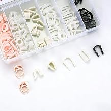70PCS Fuel Line Retainer Clips, 3/8" and 5/16" 7 Sizes Nylon Repair Kit, Fuel Hose Clamps Compatible with Ford GM Chrysler