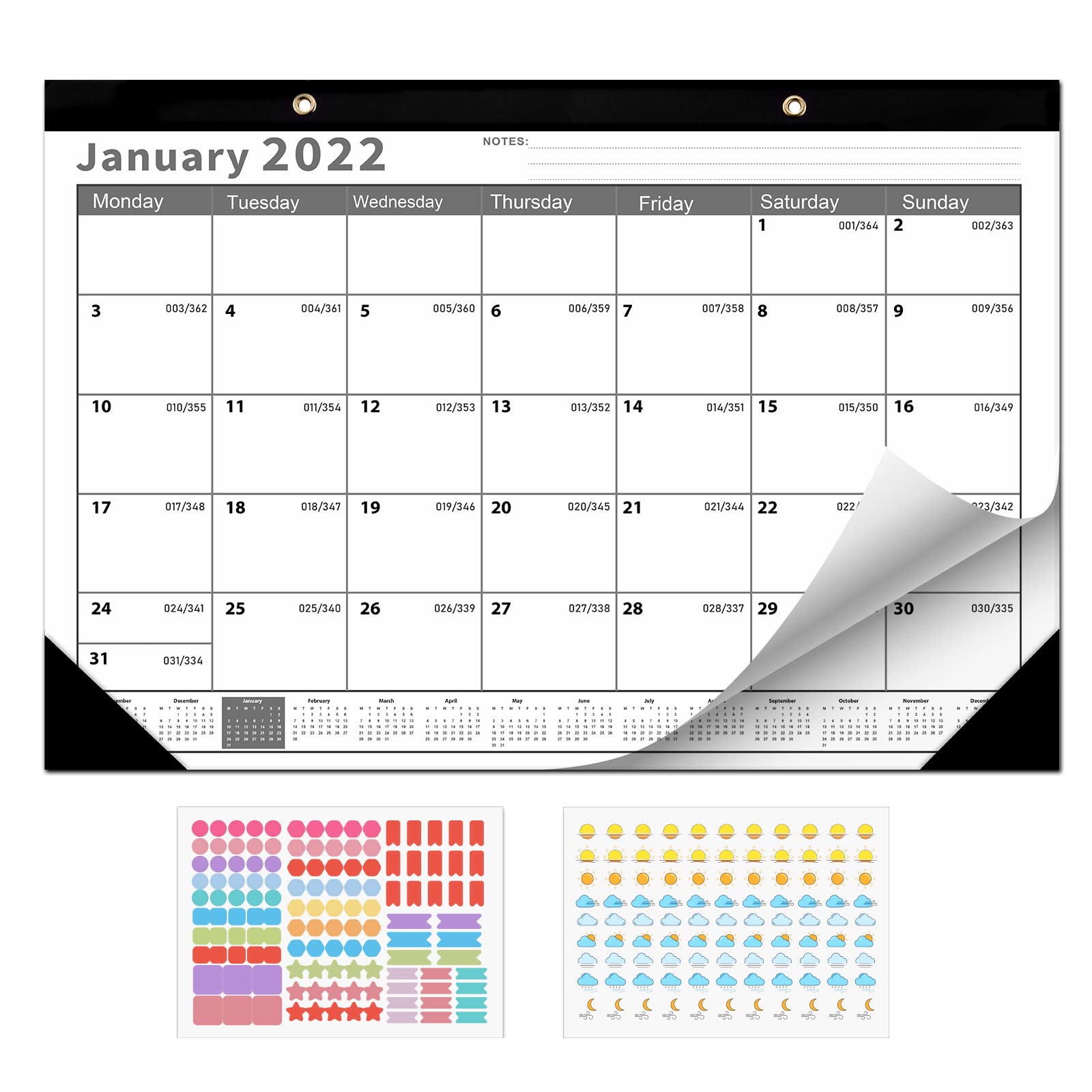Buy 2022 Desk Calendar Best Time Nov 2021 Dec 2022 Monthly Wall 
