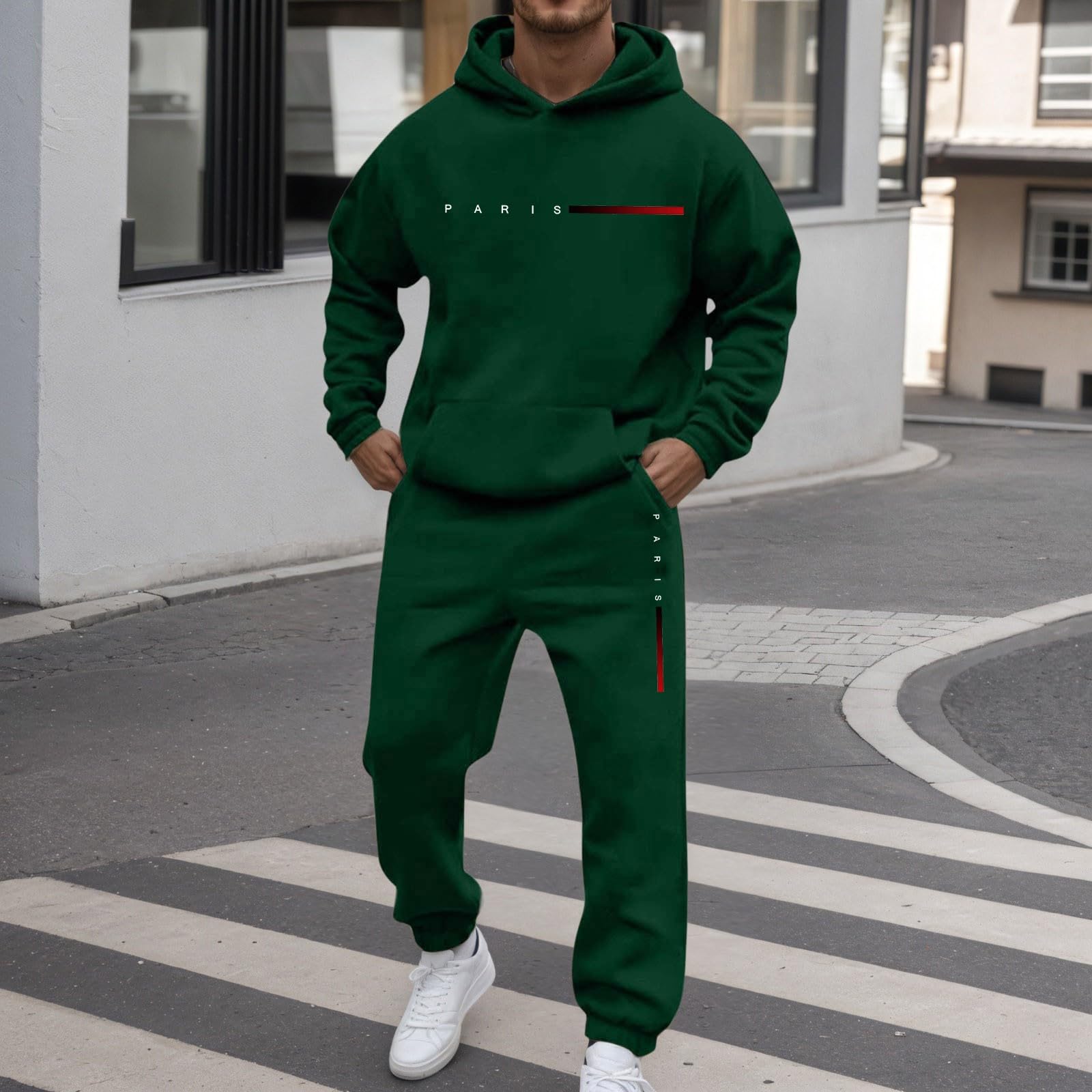 Streetwear Homme, Sweat Capuche Poches, Confortable, Automne Hiver