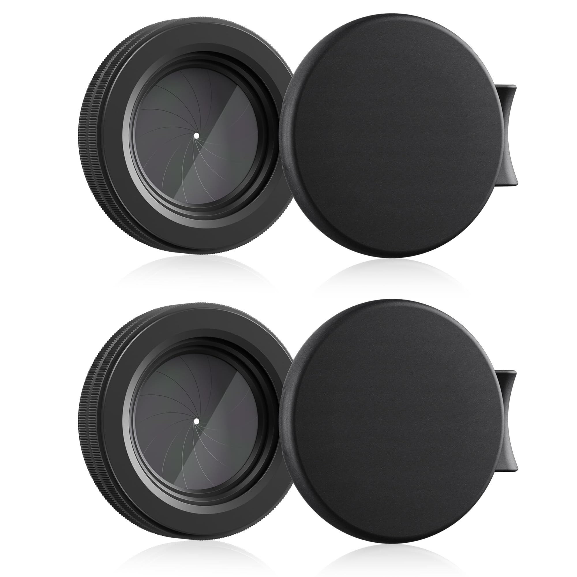 RxMarsWork Adjustable Aperture M30 Iris Filter Cover Diaphragm Adapter Optical Diaphragm 1.5-26mm Lens Module Adapter Ring for PVS 14(Adjustable Iris Filter Cover Set x2)