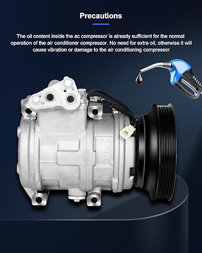 Vista 38 de ECCPP Compresor de A/C con embrague 2014-2018 apto para Ford Focus 2.0L AC Compressor