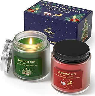 Christmas Candle, BOYUJK Christmas Candles Gifts for Women, 
