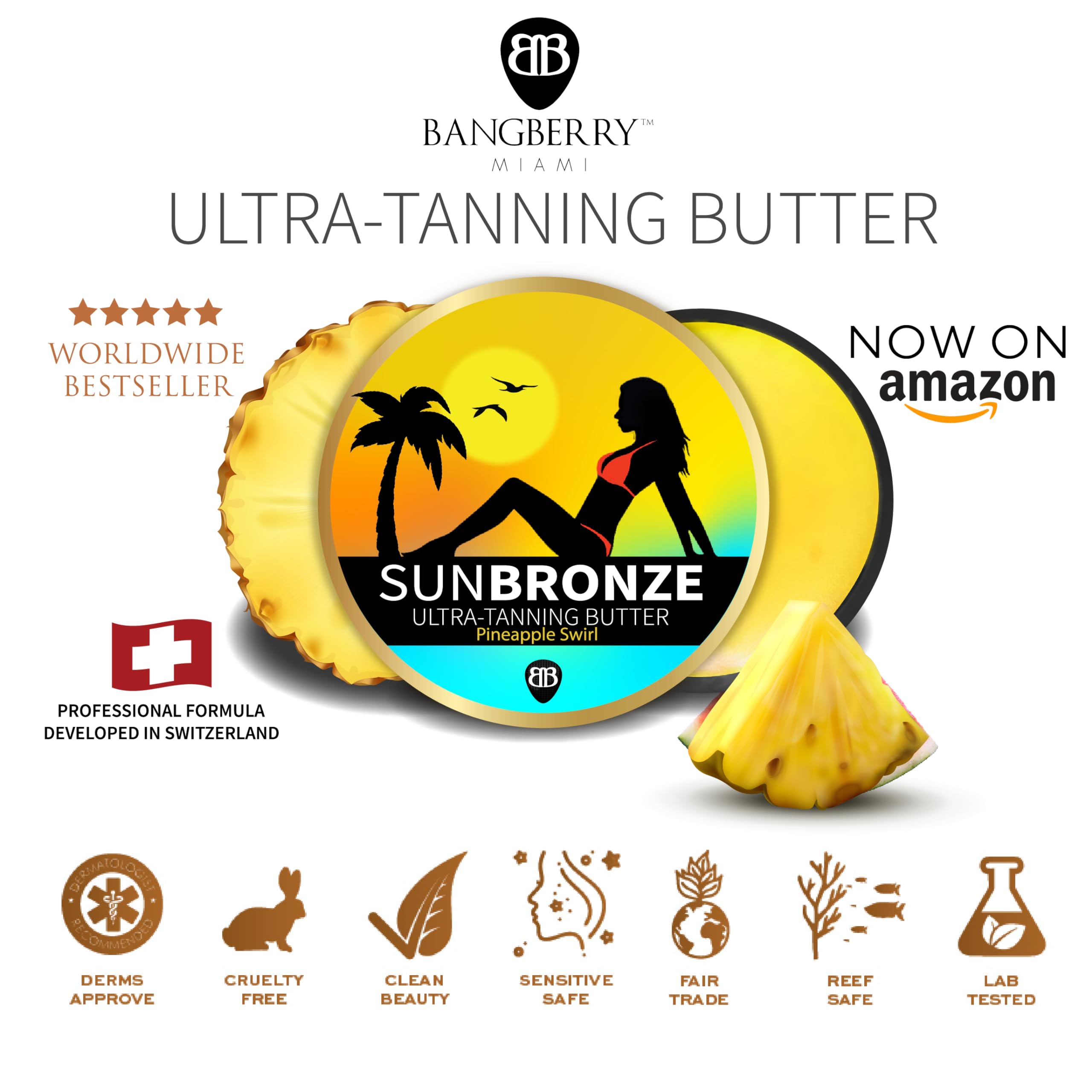 Original Sun Bronze Ultra Tanning Butter - Pineapple Swirl