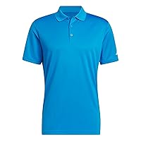 adidas Uomo Core Performance Primegreen Polo Shirt, Bright Blue