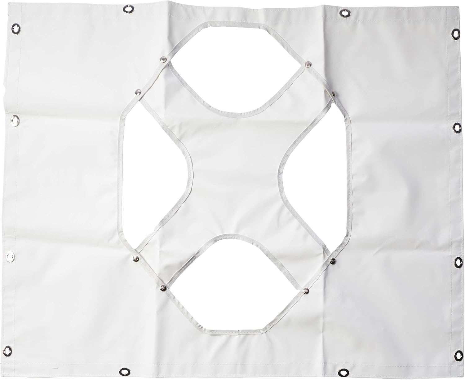 Belmor WF-84084-1 White Winterfront Truck Grille Cover for 1986-2007 Peterbilt 357, 375, 377, 378, 379 (Short Nose), 2003-2007 379X