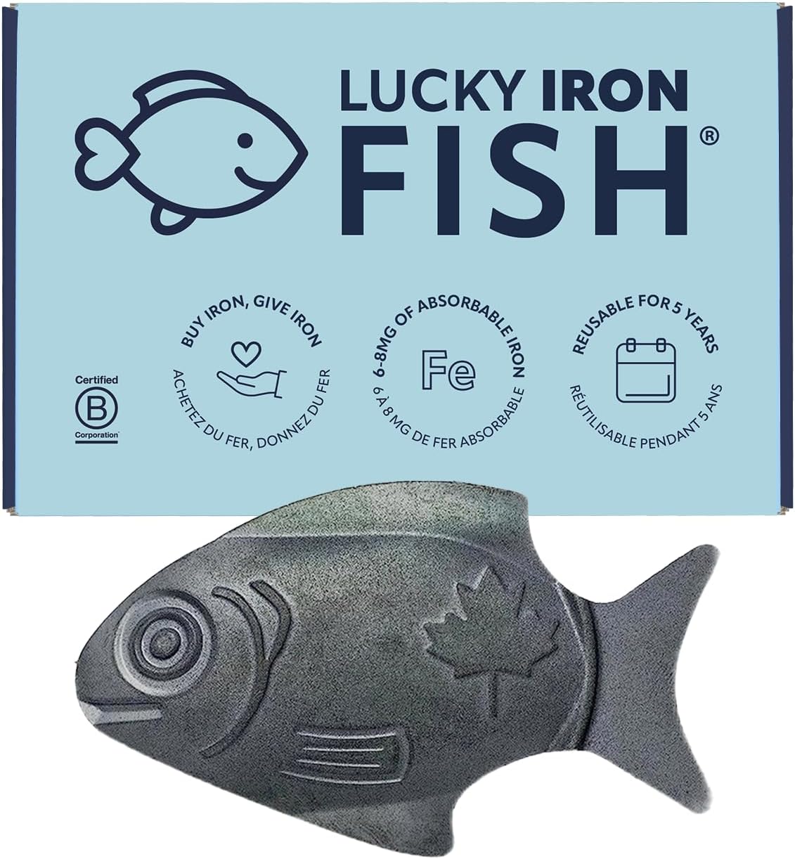 Amazon.de Das Original Lucky Iron Fish Ⓡ verleiht Ihren Speisen und