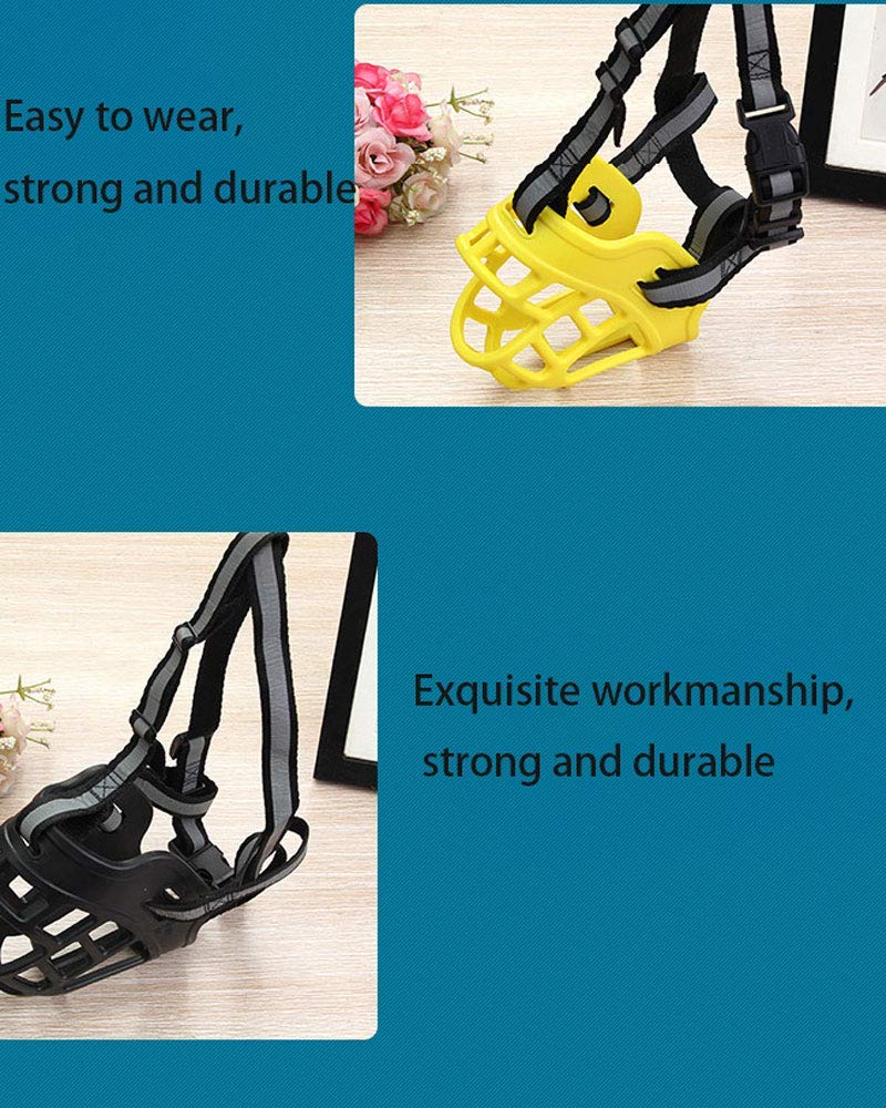 Bozal para Perros, Bozal for Perros Transpirable: un Protector confiable a Prueba de mordeduras for la Seguridad su canino