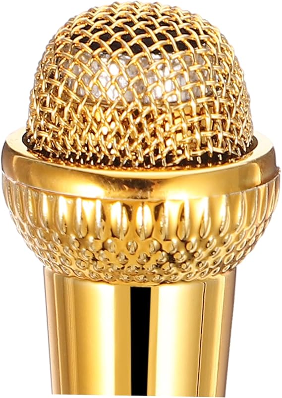 BESPORTBLE Miniature Microphone, Portable Tiny Vocal Mic, Plastic Compact Design, Easy to Use for Interviewing and Household Entertainment Gift