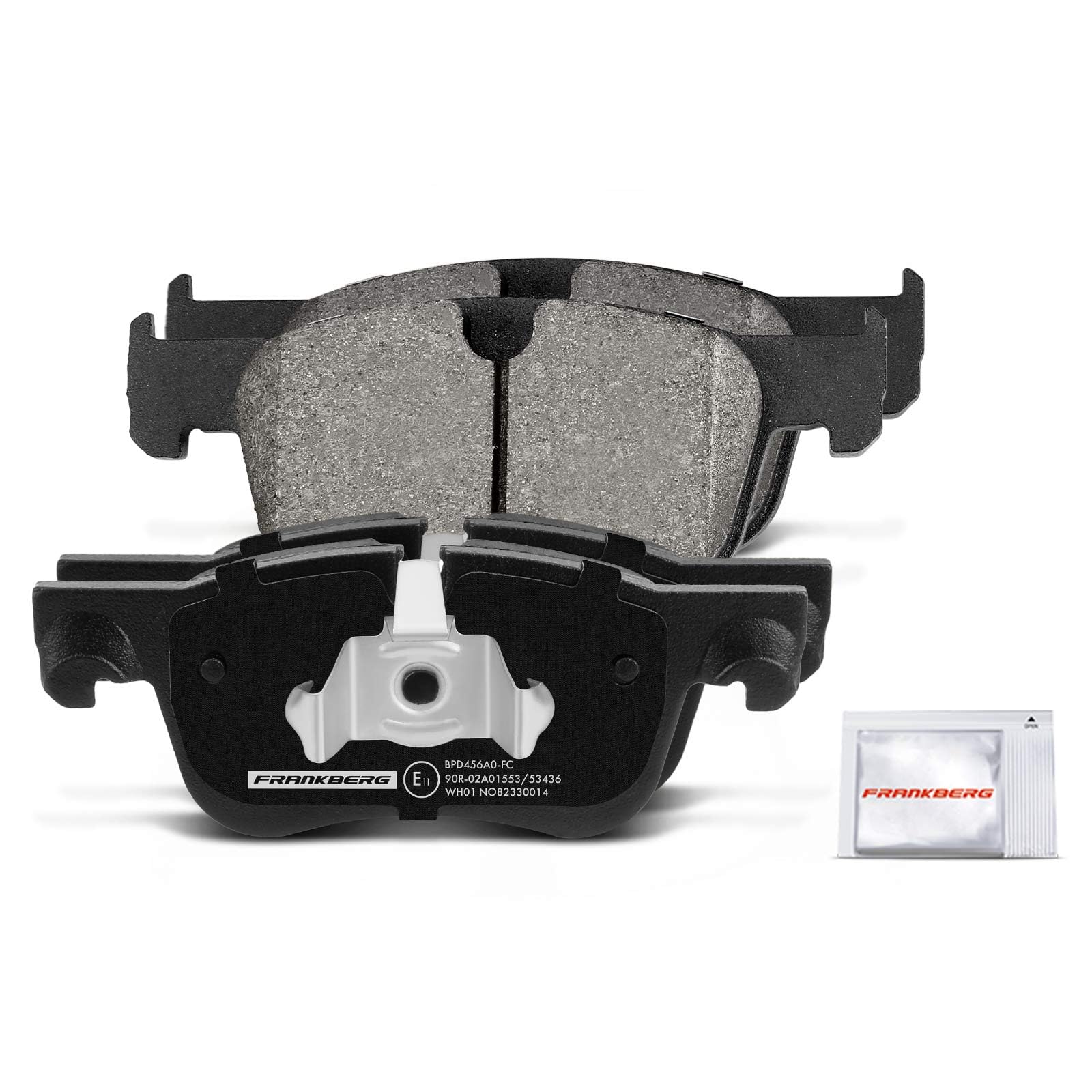 Frankberg Set freni incl. 2x Dischi Freno + 4x Pastiglie dei Freni Anteriore Compatibile con C4 Picasso II C4 Grand Picasso II DA DE C4 Spacetourer 3D Replace# 1609898380