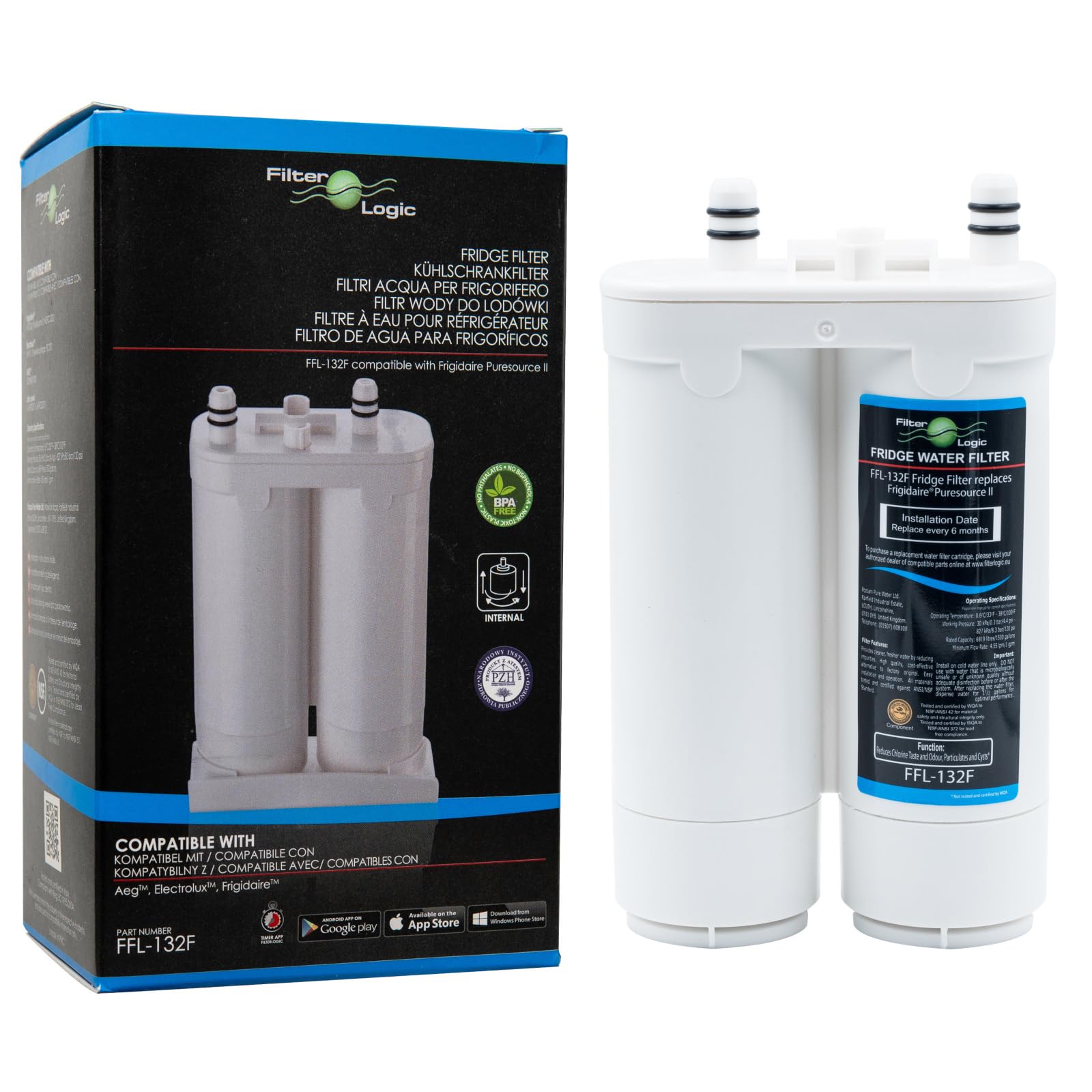 Filtre eau réfrigérateur Electrolux pour glaçons purs lors des repas