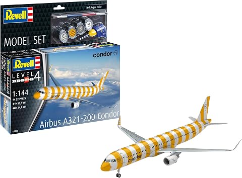 Model Set Airbus A321-200 "Condor"-Revell model kit with basic accessories