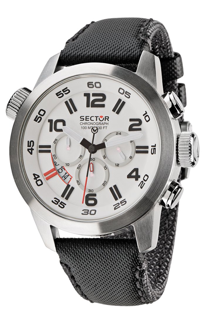 Sector No Limits Male Watch Oversize 48mm Collection Black
