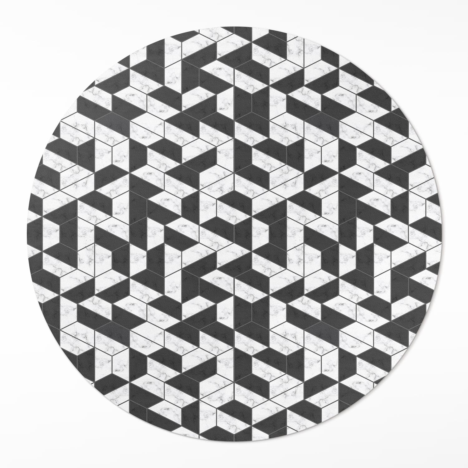 Tapis vinyle ø70 cm rond déco maison pour sublimer l'ambiance de la chambre