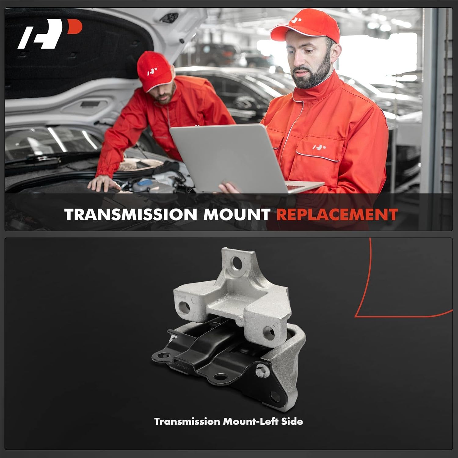 A-Premium Left Transmission Mount Compatible with Mitsubishi Outlander 2016 2017 2018 2019 2020, 2.4L, Driver Side