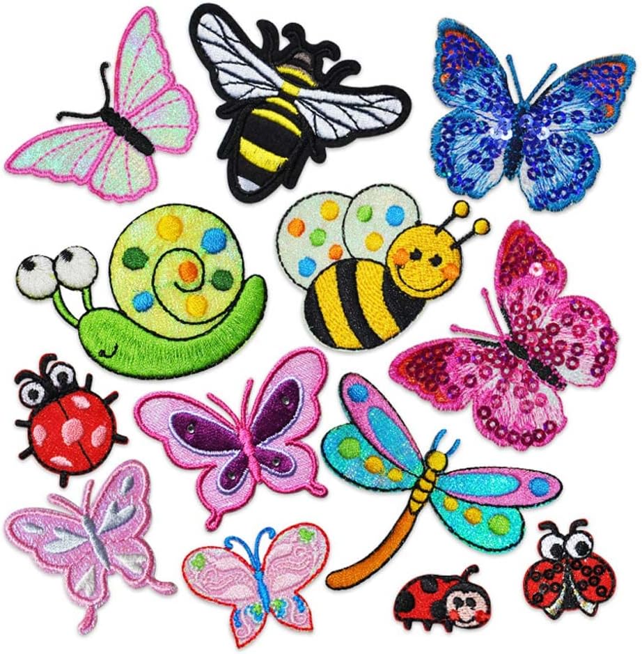 33 PCS Cross Embroidered Patches Iron on Applique Ironing