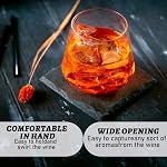 12 Piece Stemless Wine Glasses, 13 OZ Wine Glass Cups, Crystal Clear Glass Tumblers Drinking Glasses for Red, White Wine, Whiskey, Juice, Party, Bar, Wedding, Gift
