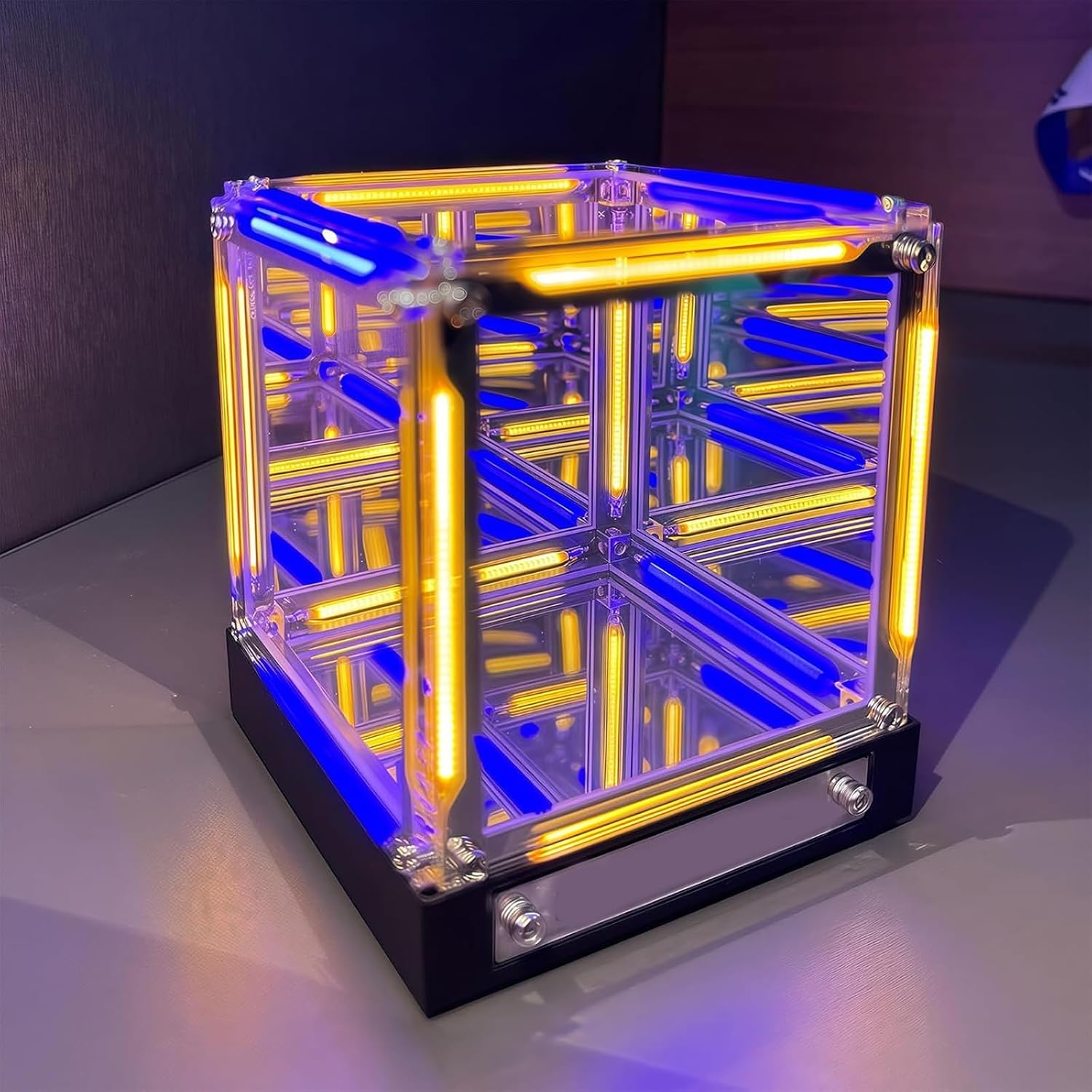 Infinite Space Abyss Lamp, Infinity Mirror Night Light, Desktop Gaming