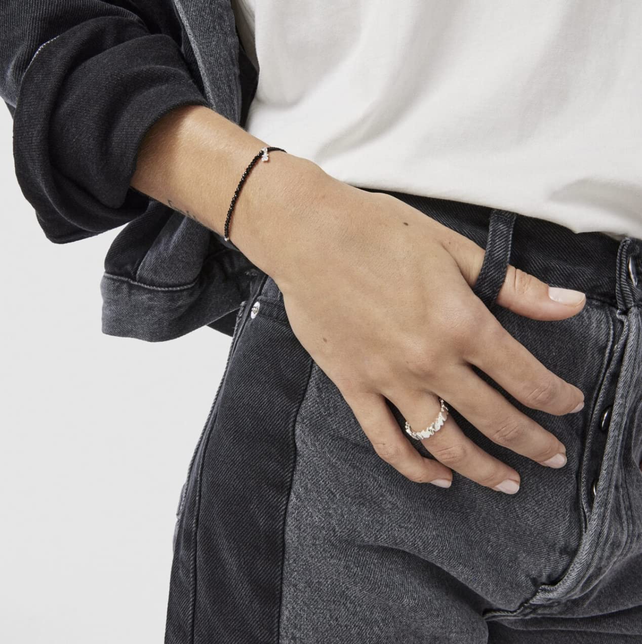 TOUS Damen-Spinell-Armband mit Sterlingsilbermuster, zart und elegant, Farbkollektion