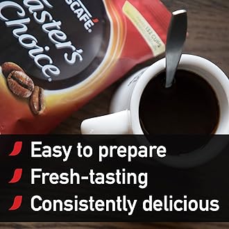 Nescafe Instant Coffee, Taster's Choice Light Roast, Foodservice Coffee, 3.7 oz Pouch